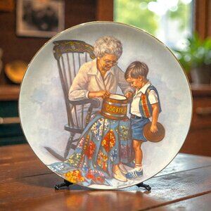 Vintage Sandra Kuck “Grandma’s Cookie Jar” Plate | Reco Collection 1981